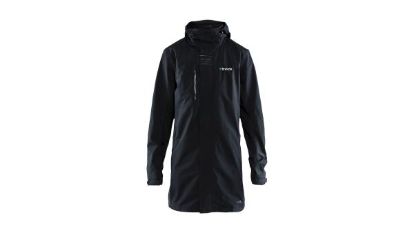 Urban rain coat herre, sort