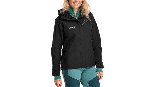 Flåm ST 2-lags jakke dame, sort